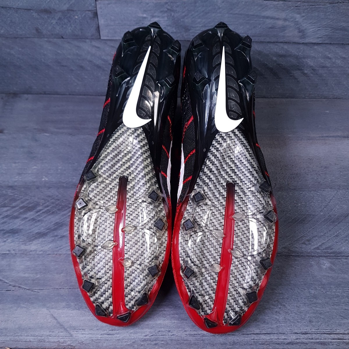 Men’s Nike Vapor Untouchable‎ 3 Elite Red and Black Football Cleats Nike Vapor Edge 360 Untouchable  main image 2