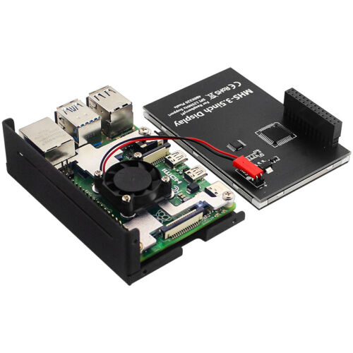 Raspberry Pi 4 B 8GB RAM Kit with 3.5" Touch Screen + Metal Case + Power HDMI - Picture 3 of 8