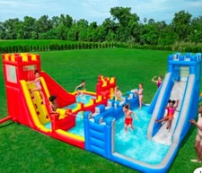H2OGO! Fort Soakington Kids Inflatable Mega Water Park