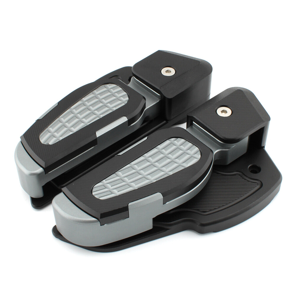 Foldable Rear Passenger Footrest Extension For Vespa Prima SPRINT 1722 Titanium eBay