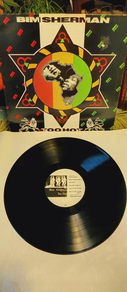 Bim Sherman - Too Hot 1990 LP Original Press Uk Import / Roots Reggae Steppers - Image 4 of 4