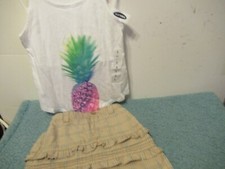 E Girls 6/7 2 Piece outfit Top and Skort