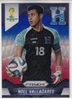 2014 Panini Prizm World Cup Soccer Blue and Red Wave Noel Valladares #113