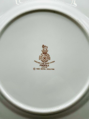 1990 Royal Doulton England Profile White H5176 REPLACEMENTS - Choose Your Pieces - Picture 10 of 24