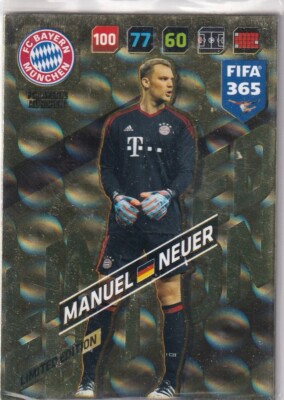 Panini FIFA 365 2018 Soccer No. Manuel Neuer Limited Edition