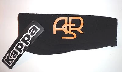 Original AS Rom Stirnband schwarz KAPPA in Größe 5 und 7+ NEUWARE + Roma Italia