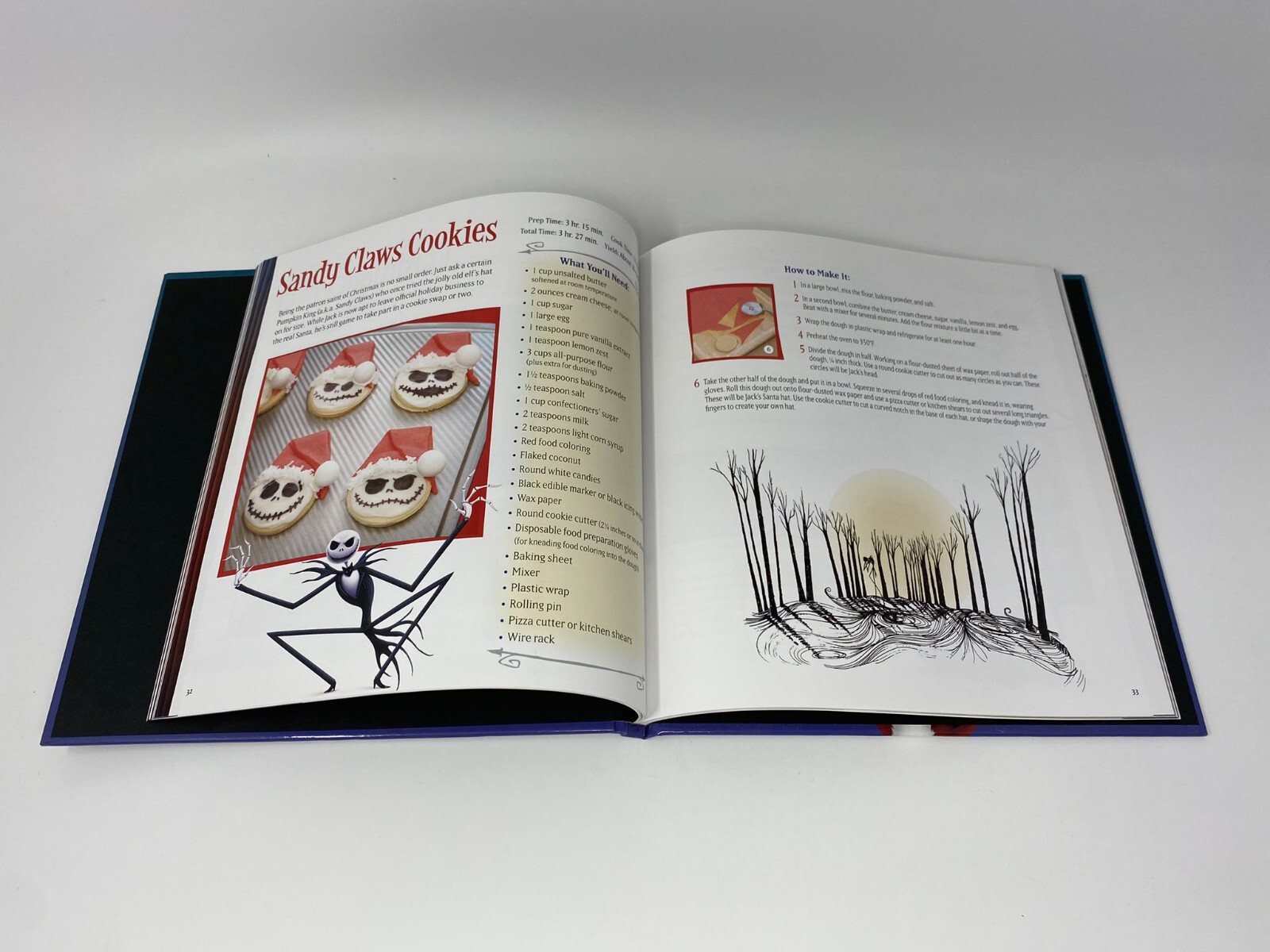 Disney TIM BURTON'S THE NIGHTMARE BEFORE CHRISTMAS Activity & Cookbook