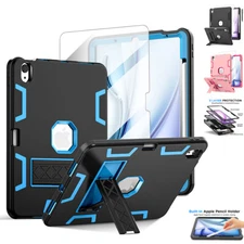 For Apple iPad Air M2 11 in /13 in Case Rugged Shockproof Heavy Duty Stand Cover