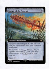 Sword of the Squeak Extended Art - BLC 0072 - NM - MTG Magic
