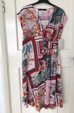 ZARA MULTICOLOURED FLORAL PRINTED DRESS SIZE XS BNWT