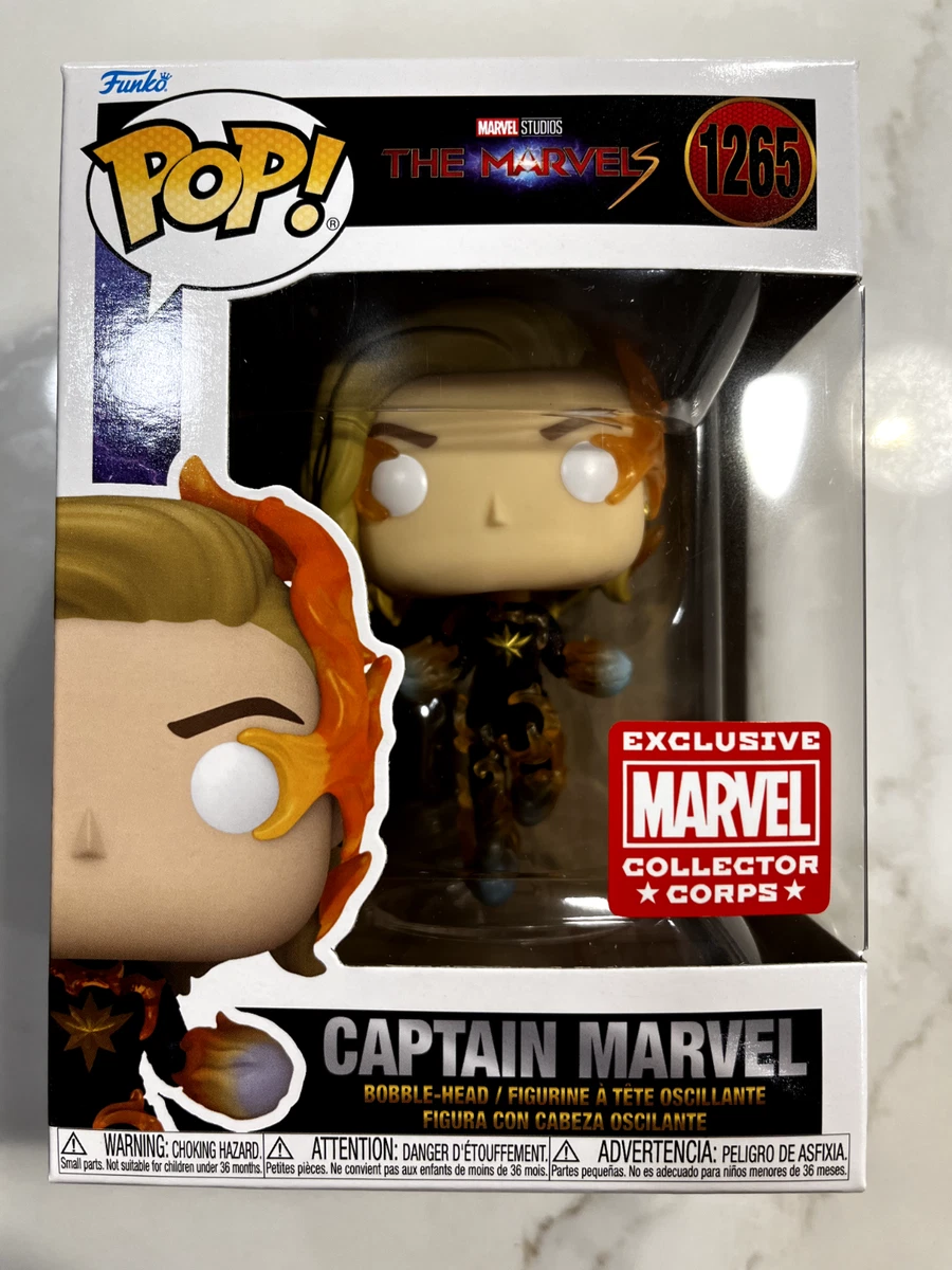 The Marvels - Captain Marvel Funko Pop Marvel #1265 - Collector Corps  Exclusive