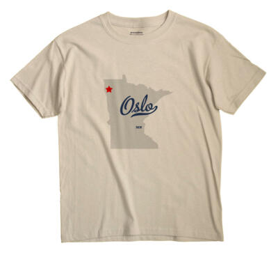 Oslo Minnesota MN Minn T-Shirt MAP