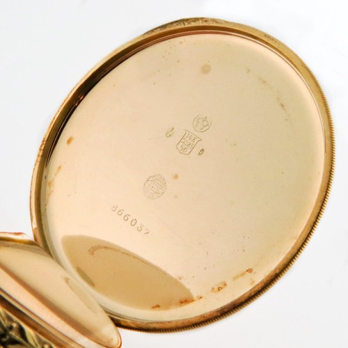 IWC 14K Gelbgold Lepine Empire H4 Cal.73 17j OF Original Box & Papier 50mm - Bild 8 von 9