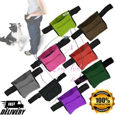 Cachorro Mascota Perro Entrenamiento de Obediencia Golosina Alimentación Cebo Comida Snack Bolsa Cinturón Bolsas Reino Unido