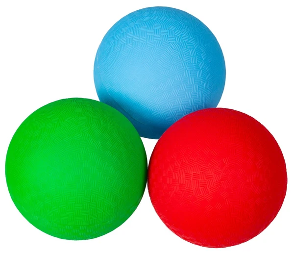 New Bounce Playground Balls for Kids - 5" Soft Balls - 3 Pack of Red/Blue/Green