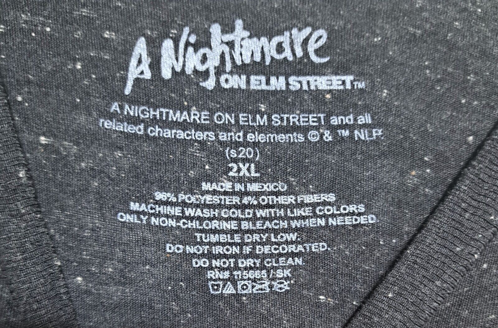 ALTRA Maglietta 2XL Horror Movie Un incubo su Elm Street Freddy Krueger Distressed