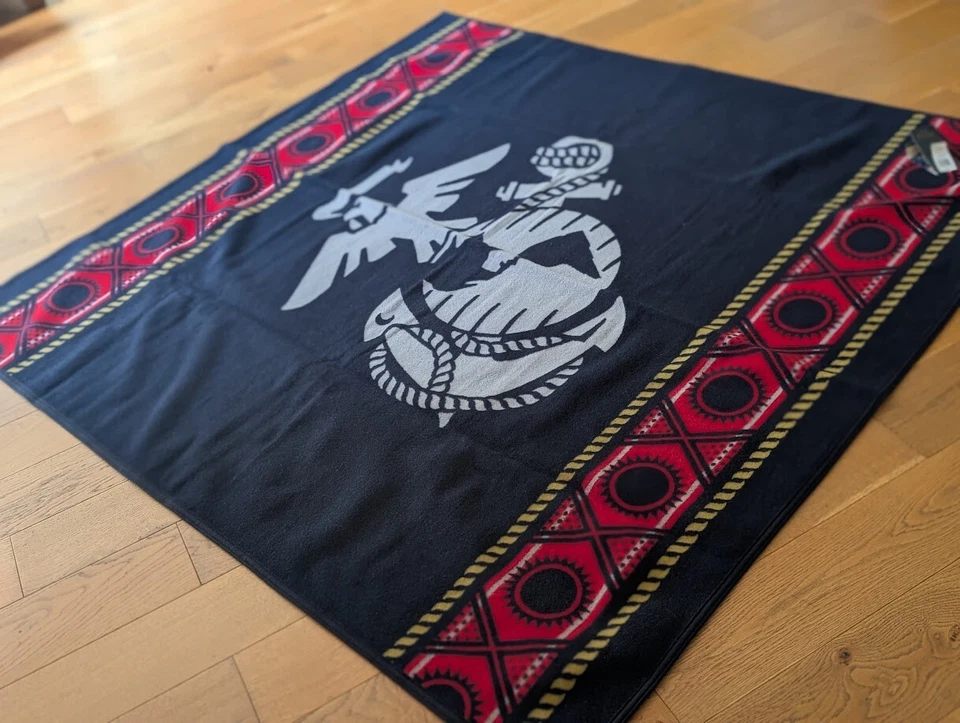 Pendleton The Few, The Proud Blanket USMC | 64" x 72" | New | Made in USA - Image 2 of 4