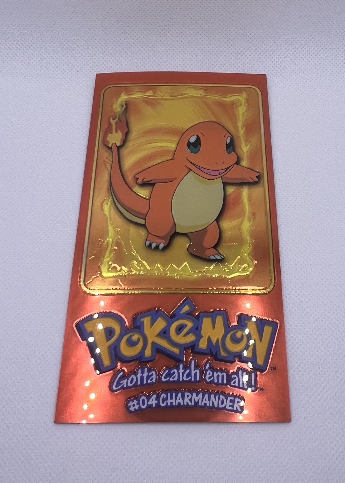 1999 Topp Series 1 Pokemon TV Animation Edition Box Topper Charmander #4 - Picture 8 of 13