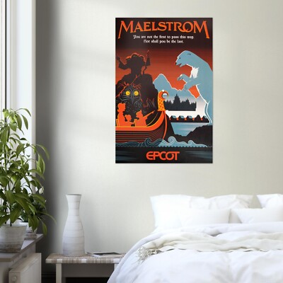 Disney Epcot Center Attraction Poster - Maelstrom - Disney World