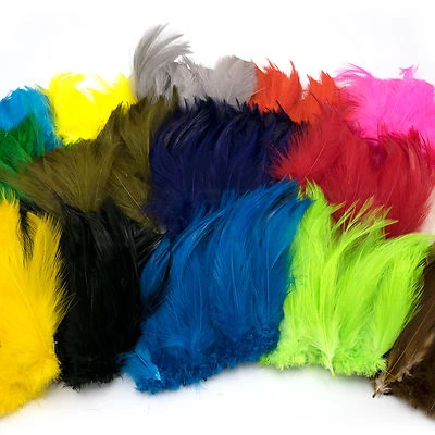 HARELINE DUBBIN, INC. SALTWATER NECK HACKLE - Hareline Fly Tying Feathers - 15 Colors Available NEW!