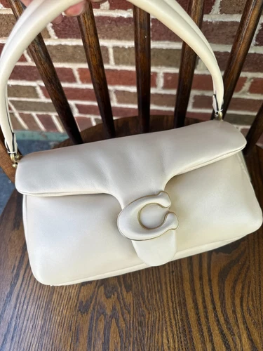 BN Coach C0772 Pillow Tabby Shoulder Bag 26  In Ivory