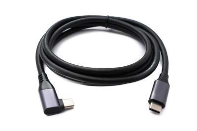 System-S USB-C Adapter, Gewinkelt – Bis Zu 100W Laden & 20 Gbit/s Daten-Transfer In Grau