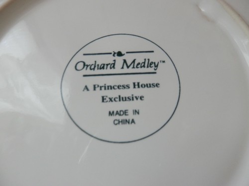 VINTAGE PRINCESS HOUSE ORCHARD MEDLEY CHIP and DIP PLATTER DISH ( NO BOWL ) - Picture 6 of 6