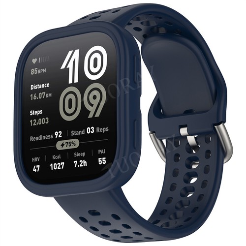Sport Silikon Uhrenarmband Band + Hülle Cover für Huami Amazfit BIP 6 Ersatz - Bild 31 von 133