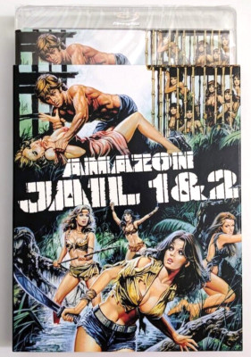 Amazon Jail 1 & 2 (Blu-ray + Slipcover, Vinegar Syndrome) Brand New