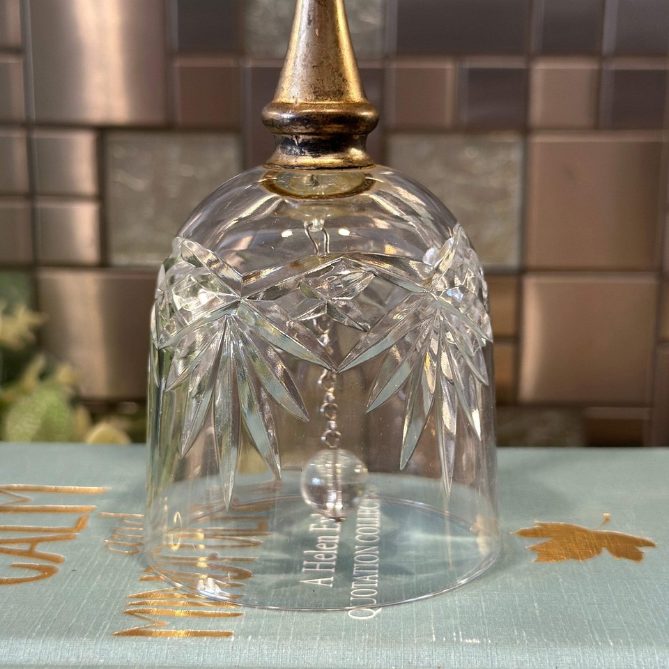 Vintage Crystal Bell Elegant Ringing Tone eBay