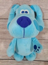 Fisher Price Plush Talking Blues Clues Stuffed Animal Dog Blue 11" 2011 Mattel