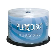 PlexDisc 633-214 25 GB 6X Blu-ray White Inkjet Printable Single Layer Recorda...