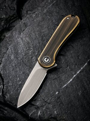 Civivi Messer MINI ELEMENTUM C18062Q-1 Folder 14C28N Stahl Messinggriff