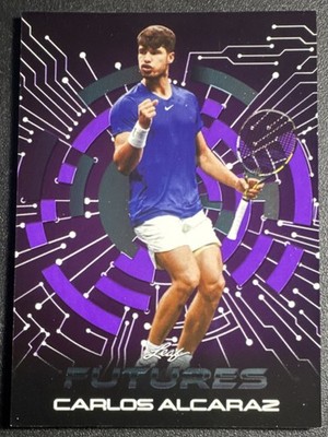 Carlos Alcaraz 2024 Leaf Futures /99 #05 Tennis Spain Star US Open Champion