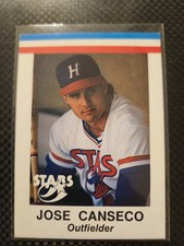 Jose Canseco Minor League Card Huntsville Stars AAMER Sports Rookie NM Oddball