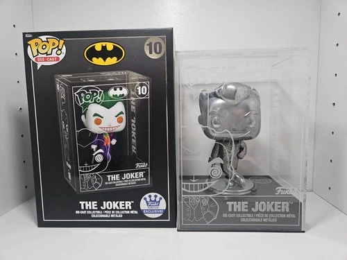 Funko Pop Die-Cast The Joker #10 Metal Variant Limited Edition CHASE DC Comics!