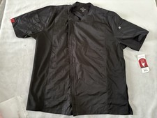 Chef Works BCSZ009-PUR-S Springfield Chef Coat Single-breasted Short Sleeves 2XL