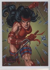1996 Fleer Ultra Marvel Onslaught Elektra #63 s1t