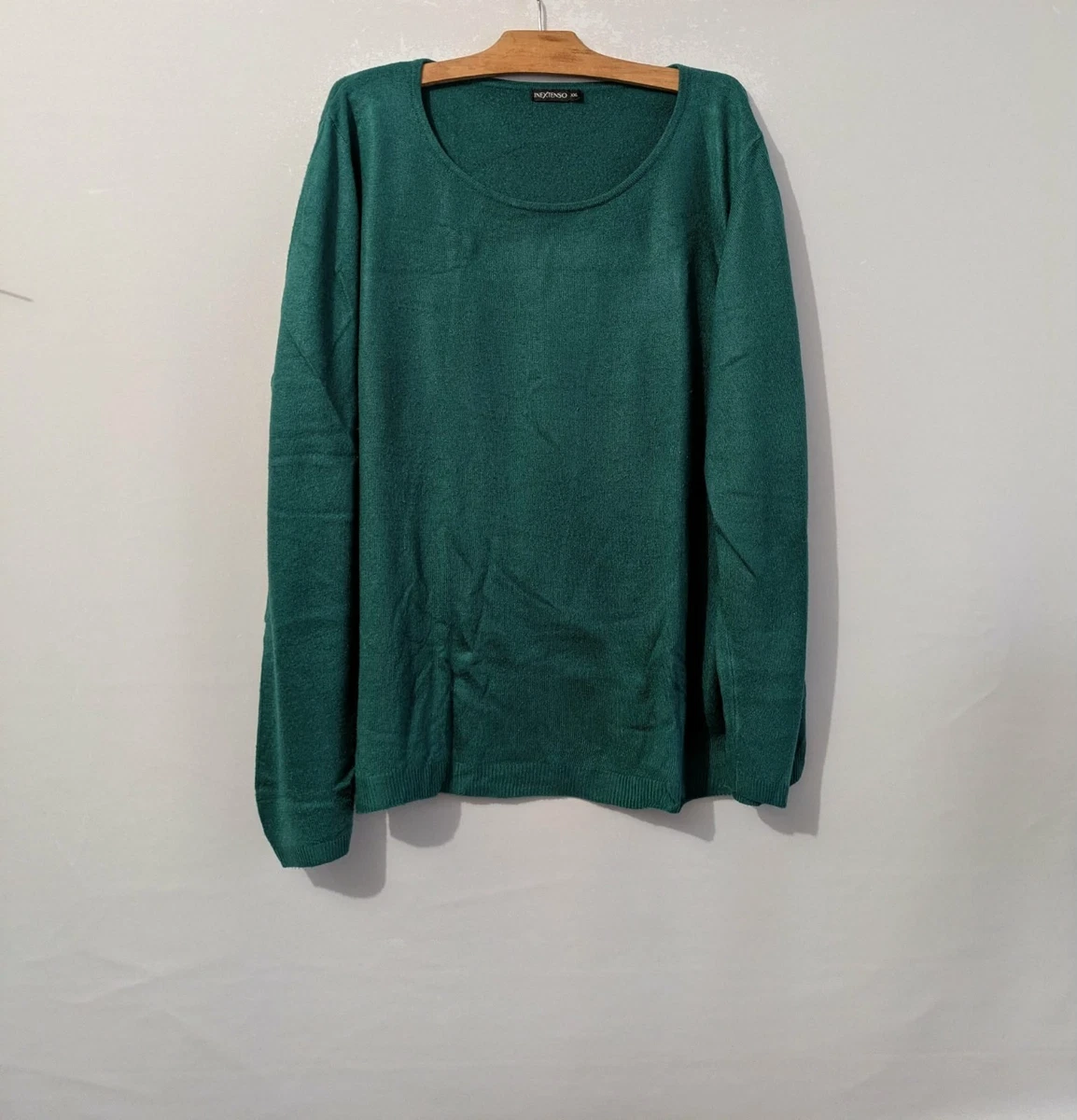 Pull Uniqlo Vert Coton Mélangé - Femme - Taille M - Manches Longues - Excellent état