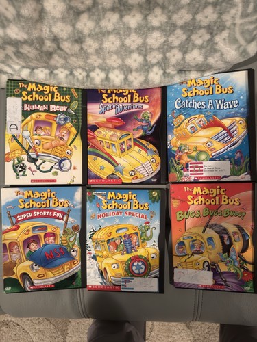 Lot Of 12 The Magic School Bus Scholastic Dvds 2000s Educational Tv 