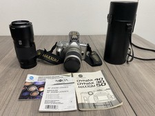 Minolta Maxxum 50 Film Camera With AF lens 70-210 Tested Working