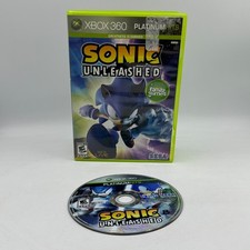 Sonic Unleashed Platinum Hits (Microsoft Xbox 360, 2008) TESTED & WORKING