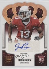 2013 Panini Crown Royale 47/99 Jaron Brown #144 Auto 0c6