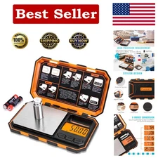 Portable 500g x 0.01g Digital Scale - 6 Unit Modes & Auto Shut Off for Safety