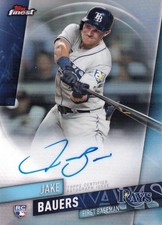 2019 Topps Finest Tampa Bay Rays Jake Bauers Finest Autographs