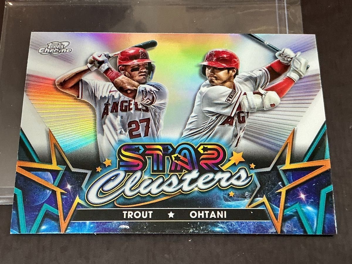 【50シリ】大谷翔平 2023 Topps Cosmic Chrome 2023 Topps Cosmic Chrome Shohei Ohtani Mike Trout Star Clusters