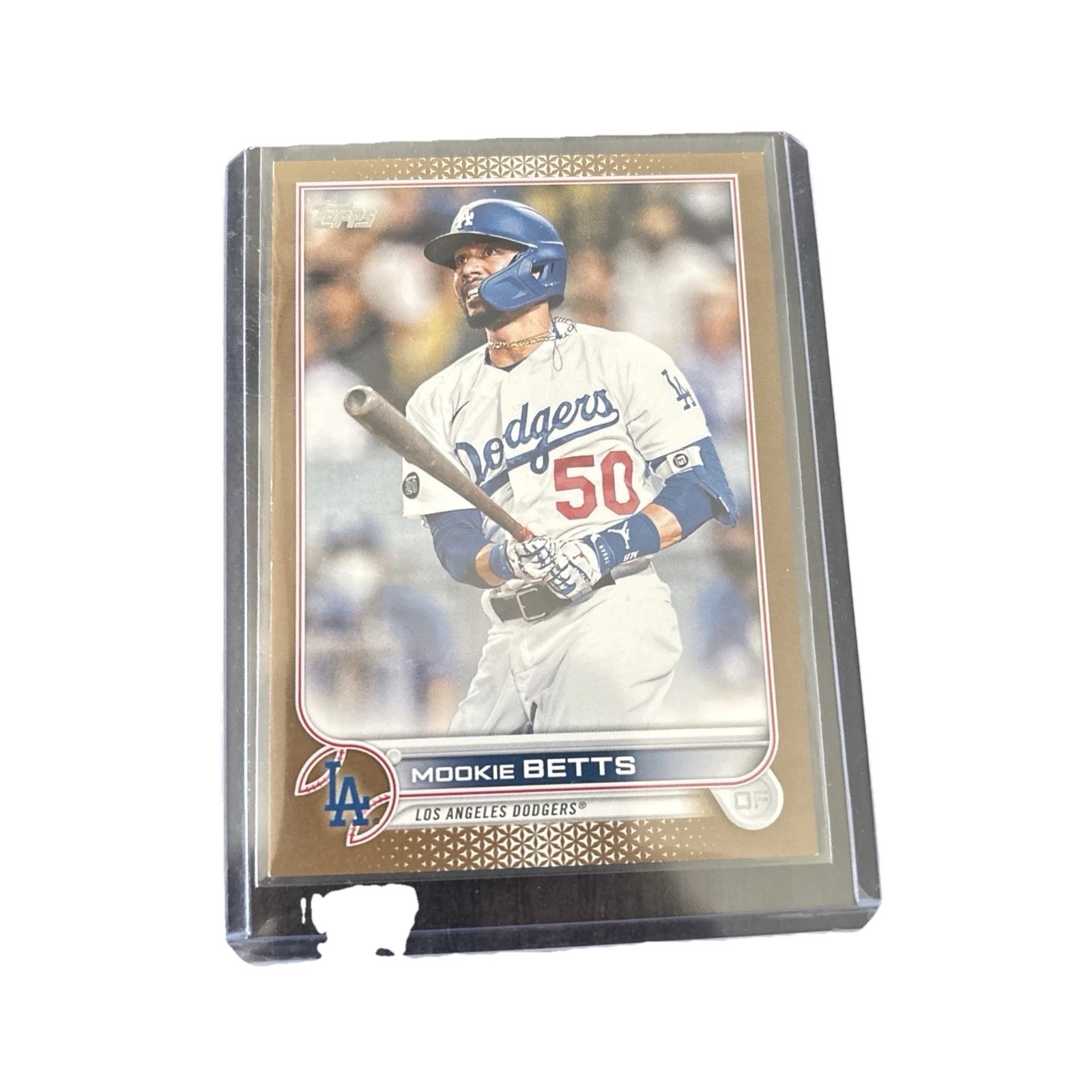 Topps 2022 Series 1 #50 Mookie Betts Los Angeles Dodgers Brown/Gold