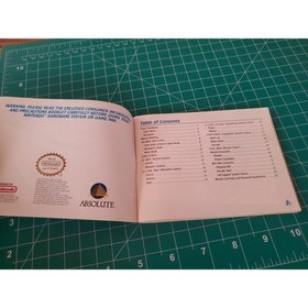 Vintage NES Star Trek The Next Generation Cadet Training Manual - Manual Only !