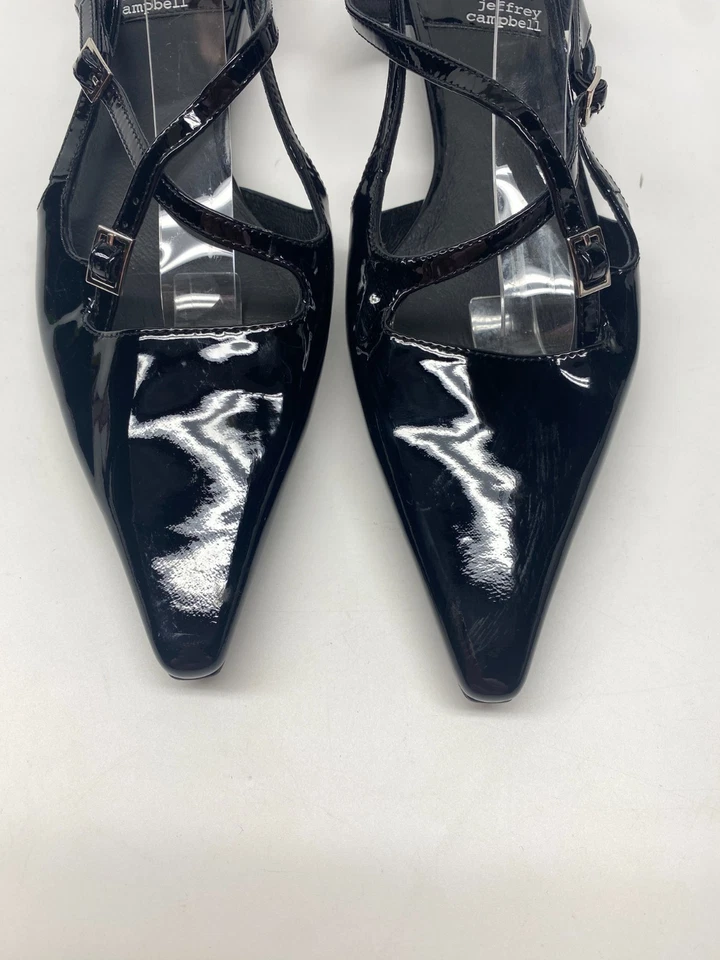 Jeffrey Campbell Mujer Cordón Punta Charol Talla 8 Foto 4 de 4