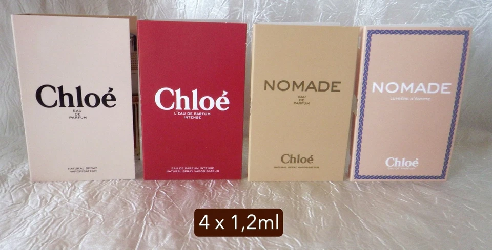 Chloe Chloé & Chloe Nomade 4 Verschiedene EDP Eau de Parfum Sprays